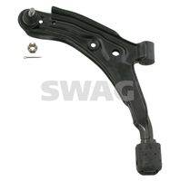 SWAG 82730012 - año construcción hasta: 12/1998<br>Referencia artículo par: 82 73 0012<br>Material: Chapa de acero<br>Tipo de dirección: Brazo oscilante transversal<br>Lado de montaje: Eje delantero, derecha<br>Lado de montaje: debajo<br>Peso [kg]: 3,0<br>Artículo complementario / información complementaria 2: con rótula de suspensión/carga<br>Artículo complementario/Información complementaria: con tuerca de corona y pasador de aleta<br>Artículo complementario/Información complementaria: con rodamientos con goma<br>