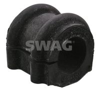 SWAG 90941586 - Longitud [mm]: 44<br>Ancho [mm]: 44<br>Espesor [mm]: 41<br>Diámetro interior [mm]: 15<br>Diámetro exterior [mm]: 44<br>Material: Caucho<br>Lado de montaje: Eje trasero<br>Peso [kg]: 0,060<br>