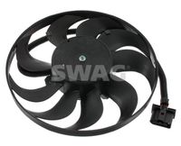 SWAG 99914744 - Dinámica de frenado / conducción: para vehículos con cinemática activa en el eje trasero<br>Equipamiento de vehículo: para vehículos con climatizador<br>Zonas climáticas: para zonas de clima cálido<br>Longitud [mm]: 350<br>Ancho [mm]: 350<br>Espesor [mm]: 140<br>Diámetro exterior [mm]: 345<br>Potencia nominal [W]: 250<br>Potencia nominal [W]: 60<br>Número de conexiones: 3<br>Tipo de servicio: eléctrico<br>Número de alas/palas: 7<br>Peso [kg]: 2,55<br>