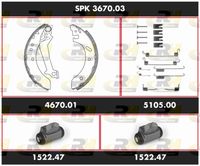 ROADHOUSE SPK367003 - Kit frenos, disco de tambor - Super Precision Kit