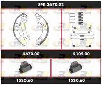 ROADHOUSE SPK367002 - Kit frenos, disco de tambor - Super Precision Kit