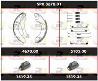 ROADHOUSE SPK367001 - Kit frenos, disco de tambor - Super Precision Kit