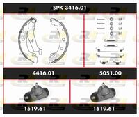 ROADHOUSE SPK341601 - Tipo de montaje: premontado<br>Sistema de frenos: BDX<br>Diámetro 1 [mm]: 17,5<br>Diámetro [mm]: 203<br>Ancho [mm]: 39<br>Artículo complementario/Información complementaria: con cilindro de freno de rueda<br>Lado de montaje: Eje trasero<br>