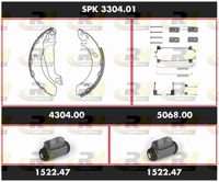 ROADHOUSE SPK330401 - Tipo de montaje: premontado<br>Sistema de frenos: GIR<br>Diámetro 1 [mm]: 19<br>Diámetro [mm]: 203<br>Ancho [mm]: 38<br>Artículo complementario/Información complementaria: con cilindro de freno de rueda<br>Lado de montaje: Eje trasero<br>