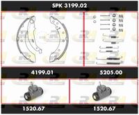 ROADHOUSE SPK319902 - Tipo de montaje: premontado<br>Sistema de frenos: BDX<br>Diámetro 1 [mm]: 20,6<br>Diámetro [mm]: 228,6<br>Ancho [mm]: 42<br>Artículo complementario/Información complementaria: con cilindro de freno de rueda<br>Lado de montaje: Eje trasero<br>