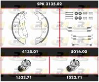 ROADHOUSE SPK313502 - Tipo de montaje: premontado<br>Sistema de frenos: GIR<br>Diámetro 1 [mm]: 19<br>Diámetro [mm]: 180<br>Ancho [mm]: 32<br>Artículo complementario/Información complementaria: con cilindro de freno de rueda<br>Lado de montaje: Eje trasero<br>