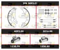 ROADHOUSE SPK 3092.01 - Kit frenos, disco de tambor