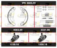 ROADHOUSE SPK308200 - Lado de montaje: Eje trasero<br>Artículo complementario/Información complementaria: con cilindro de freno de rueda<br>Tipo de montaje: premontado<br>Artículo complementario/Información complementaria: con accesorios<br>Ancho [mm]: 32<br>Diámetro interior de tambor de freno [mm]: 230<br>Diámetro del pistón [mm]: 19<br>Peso [kg]: 2,8<br>Sistema de frenos: VAG<br>