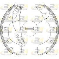 ROADHOUSE 430700 - Lado de montaje: Eje trasero<br>Diámetro [mm]: 200<br>Ancho [mm]: 28<br>Sistema de frenos: GM<br>Artículo complementario/Información complementaria: con accesorios<br>Artículo complementario/Información complementaria: con palanca<br>Peso [kg]: 1,526<br>Pastilla de freno: sin forros<br>