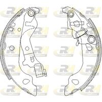 ROADHOUSE 409900 - Lado de montaje: Eje trasero<br>Diámetro [mm]: 180<br>Ancho [mm]: 32<br>Artículo complementario/Información complementaria: sin palanca<br>Sistema de frenos: Lockheed<br>Artículo complementario/Información complementaria: con accesorios<br>Pastilla de freno: sin forros<br>