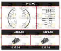 ROADHOUSE 340300 - Kit frenos, disco de tambor - Precision Kit