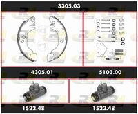 ROADHOUSE 330503 - Kit frenos, disco de tambor - Precision Kit