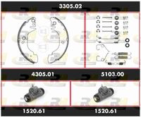 ROADHOUSE 330502 - Kit frenos, disco de tambor - Precision Kit