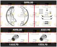 ROADHOUSE SPK309800 - Lado de montaje: Eje trasero<br>Dinámica de frenado / conducción: para vehículos sin ABS<br>Artículo complementario/Información complementaria: con cilindro de freno de rueda<br>Tipo de montaje: premontado<br>Artículo complementario/Información complementaria: con accesorios<br>Ancho [mm]: 32<br>Diámetro interior de tambor de freno [mm]: 180<br>Diámetro del pistón [mm]: 20,6<br>Peso [kg]: 1,62<br>Sistema de frenos: LOCKHEED<br>Restricción de fabricante: LOCKHEED<br>