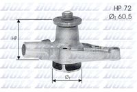 DOLZ A113 - Bomba de agua adicional (circuito de agua de refrigeración)