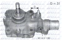 DOLZ B118 - Bomba de agua adicional (circuito de agua de refrigeración)