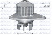 DOLZ C114 - Bomba de agua, refrigeración del motor