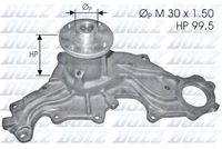 DOLZ F120 - Bomba de agua, refrigeración del motor