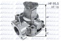 DOLZ L155 - Bomba de agua, refrigeración del motor