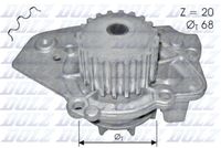 DOLZ N206 - Bomba de agua, refrigeración del motor