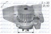 DOLZ N406 - Bomba de agua, refrigeración del motor