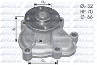 DOLZ O130 - Bomba de agua, refrigeración del motor