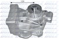 DOLZ S168 - Altura [mm]: 107<br>Diámetro turbina [mm]: 91,5<br>Diámetro de la polea de bomba de agua [mm]: 65<br>Distancia polea bomba [mm]: 82,3<br>