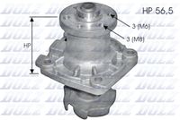 DOLZ S138 - Bomba de agua, refrigeración del motor