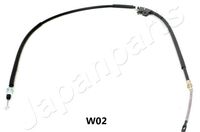 JAPANPARTS BCW02 - Cable de accionamiento, freno de estacionamiento