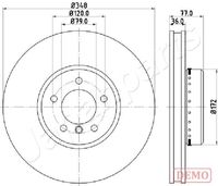 JAPANPARTS DI-0157C - Disco de freno