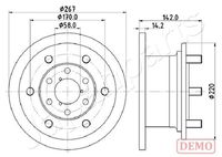 JAPANPARTS DI0254C - Disco de freno