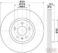 JAPANPARTS DI-0919C - Disco de freno