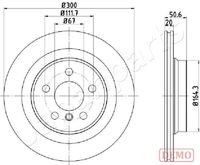 JAPANPARTS DP0106C - Disco de freno