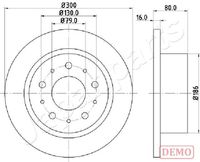 JAPANPARTS DP0217C - Disco de freno