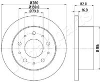 JAPANPARTS DP0611 - Disco de freno