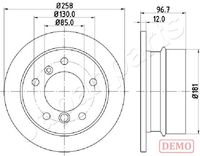 JAPANPARTS DP0518C - Disco de freno