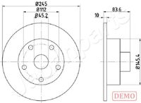 JAPANPARTS DP0906C - Disco de freno