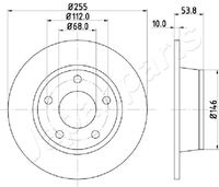 JAPANPARTS DP-0914 - Disco de freno