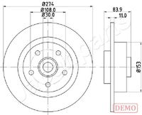 JAPANPARTS DP0704C - Disco de freno