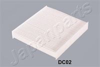 JAPANPARTS FAADC02 - Tipo de filtro: Filtro de carbón activado<br>Longitud [mm]: 215<br>Ancho [mm]: 200<br>Altura [mm]: 35<br>