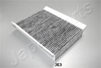 JAPANPARTS FAAJE3 - Tipo de filtro: Filtro de carbón activado<br>Longitud [mm]: 220<br>Ancho [mm]: 157<br>Altura [mm]: 30<br>