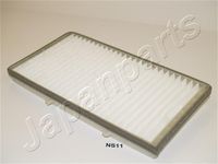 JAPANPARTS FAANS11 - Tipo de filtro: Filtro de carbón activado<br>Altura [mm]: 44<br>Longitud [mm]: 348<br>Ancho [mm]: 191<br>