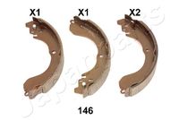 JAPANPARTS GF146AF - Lado de montaje: Eje trasero<br>Diámetro interior de tambor de freno [mm]: 229<br>Ancho [mm]: 37<br>Espesor [mm]: 5,5<br>Ancho de superficie de fricción [mm]: 35<br>Artículo complementario/Información complementaria: con accesorios<br>Sistema de frenos: TRW<br>Artículo complementario / información complementaria 2: sin palanca freno de mano<br>long. de embalaje [cm]: 21,5<br>Ancho de embalaje [cm]: 18,7<br>h embalaje [cm]: 9,7<br>Peso [kg]: 1,7<br>Nº de información técnica: H1776<br>