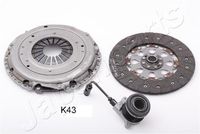 JAPANPARTS KFK43 - Tipo de caja de cambios: Manual<br>Número de marchas: 6 velocidades<br>Diámetro [mm]: 255<br>Diámetro de centrado [mm]: 26<br>Diámetro de montaje [mm]: 290<br>Diámetro interior [mm]: 158<br>Número de dientes: 23<br>Especificación: con cuscin.idraulico<br>Especificación: w.hydraulic bearing<br>Clase de caja de cambios: Caja de cambios manual, 5 marchas<br>Equipamiento de embrague: autoregistrante<br>Equipamiento de embrague: Self-adjusting<br>