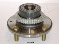 JAPANPARTS KK25001 - Lado de montaje: Eje delantero, izquierda<br>Lado de montaje: Eje delantero, derecha<br>Medida de rosca: M12X1,5<br>Diámetro exterior [mm]: 143<br>Llanta, nº de taladros: 4<br>Número de dientes: 25<br>