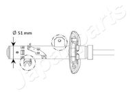 JAPANPARTS MM01131 - Amortiguador