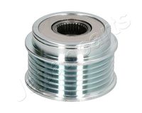 JAPANPARTS RAH10 - Unidades accionadas: Alternador<br>Restricción de fabricante: Denso<br>Corriente de carga alternador [A]: 150<br>Nº alternador: 104210-1060<br>Diámetro exterior [mm]: 55<br>Altura de construcción [mm]: 38,5<br>Diámetro interior [mm]: 17<br>Número de canales: 6<br>