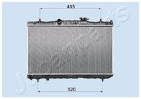 JAPANPARTS RDA333030 - Radiador, refrigeración del motor