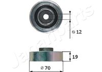 JAPANPARTS RP815 - Polea inversión/guía, correa poli V