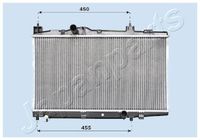 JAPANPARTS RDA153009 - Radiador, refrigeración del motor